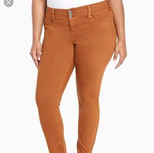 Torrid Rust colored Jeggings